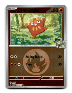 N's Darumaka Energy Symbol 032/217 Ascended Heroes Pokemon Reverse Holo ~A14-39 - Image 1
