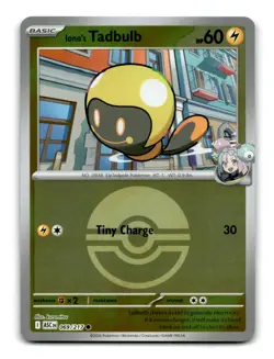 Iono's Tadbulb Poke Ball 069/217 Ascended Heroes Pokemon Reverse Holo ~A14-308 - Image 1
