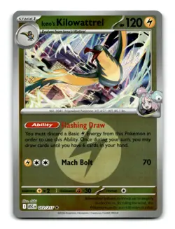 Iono's Kilowattrel Energy 072/217 Ascended Heroes Pokemon Reverse Holo ~A14-446 - Image 1