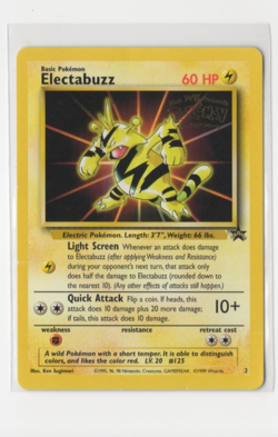 Electabuzz - 2 - Pokemon Wizards Black Star Promo Card WB LP - Image 1