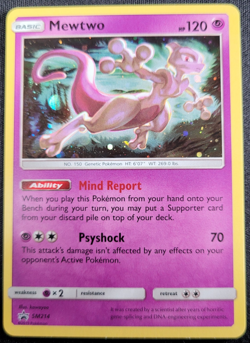 Mewtwo (Holo Promo) Pokemon: Sun & Moon Black Star Promo SM214 - Image 1