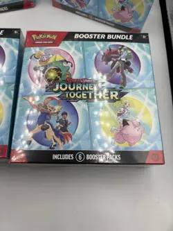 Lot of 4 - Pokemon TCG Scarlet & Violet Journey Together Booster Bundle - Image 2