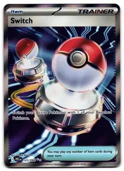 Switch 123/094 - 🌊 Phantasmal Flames Pokemon TCG Holo 🖤 - NM - Image 1