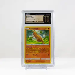 Pokemon Sudowoodo Non-Holo #66 Guardians Rising 2017- CGC 10 PRISTINE - POP1 - Image 2