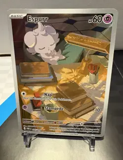 Pokemon TCG Espurr 095/088 Perfect Order Illustration Rare Holo ENG - Image 1