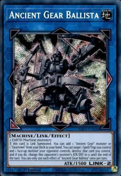 Ancient Gear Ballista - Secret Rare 1st Edition RA03-EN046 - NM - YuGiOh - Image 1