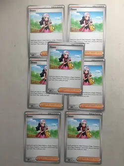 Lot of 7 Trainer Dawn - 087/094 Phantasmal Flames Pokemon Card - Image 1