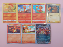 Pokemon TCG Charmander 7 Card Lot inc. an ex - Image 1
