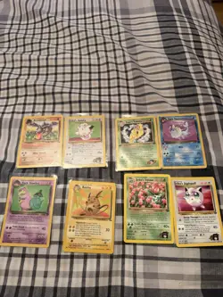 Pokemon TCG Vintage 7-Card Lot Gym/Team Rocket/Fossil English Unlimited - Image 1