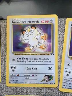 Pokemon Gym Challenge Giovanni Lot - 7 Card Set incl. 2x RARE Nidoqueen 23/132 - Image 5