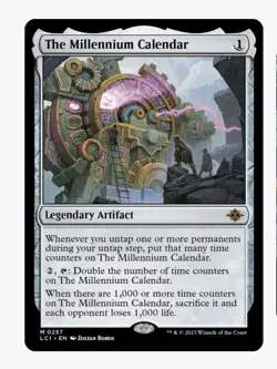 The Millennium Calendar | MTG LCI | Mythic Artifact Time Counters EDH | NEW NM - Image 2