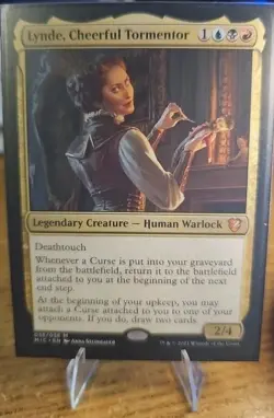 1x MTG Lynde, Cheerful Tormentor - Commander: Innistrad: Midnight Hunt (MIC) #38 - Image 1