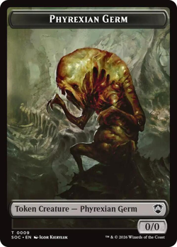 Phyrexian Germ || Thopter Token - Commander: Secrets of Strixhaven (Foil) - Image 1