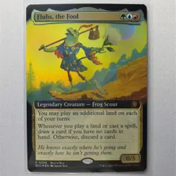 Flubs, the Fool (Extended Art) - Buy-A-Box Promos (BABP) 356 Foil NM - Image 2