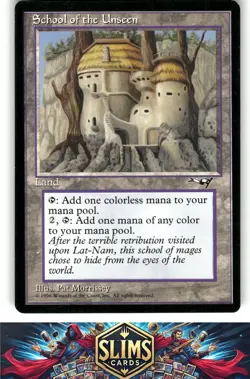Magic the Gathering MTG Alliances School of the Unseen # Buy 2 Get 1 - Image 1