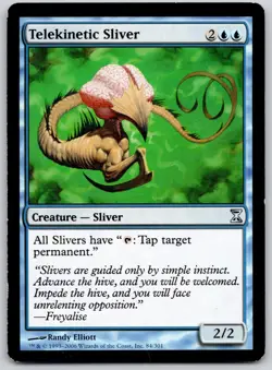 Telekinetic Sliver 84 Uncommon Time Spiral Magic: The Gathering Lightly Played - Image 1
