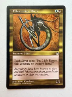 MTG Magic: The Gathering - Stronghold - 1x Hibernation Sliver Card - NM English - Image 1