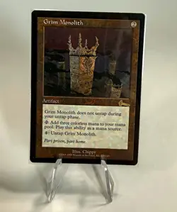 Wizards of the Coast Grim Monolith Urza's Legacy Rare Artifact 126/143 EN - Image 1
