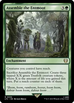 4x Assemble the Entmoot MTG - Commander: The Lord of the Rings: Tales of Middle- - Image 1