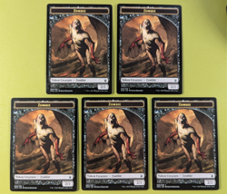 5 Zombie Token Commander Anthology Magic the Gathering MTG 5 - Image 1