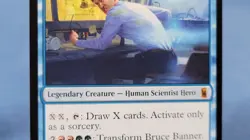 Bruce Banner Regular NM MSH 49 MTG Marvel Super Heroes Magic the Gathering - Image 3