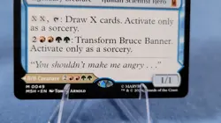 Bruce Banner Regular NM MSH 49 MTG Marvel Super Heroes Magic the Gathering - Image 4