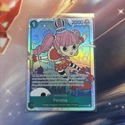 Perona OP12-034 Super Rare Legacy of the Master One Piece Foil Near Mint - Image 1
