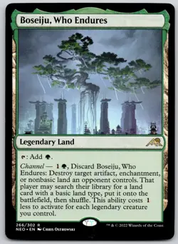 Boseiju, Who Endures 266 Rare Prerelease Cards Magic: The Gathering Near Mint - Image 1