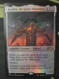 *FOIL* Kozilek, the Great Distortion (496) Secret Lair Artist Series: Chris Rahn - Image 1
