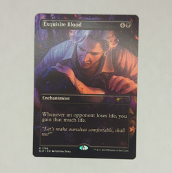 Exquisite Blood Secret Lair Drop 1798 Rare Black Borderless Regular MTG - Image 1