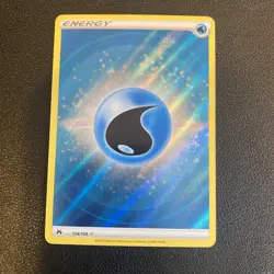 Pokemon TCG - Water Energy Holo 154/159 - Crown Zenith - Image 1