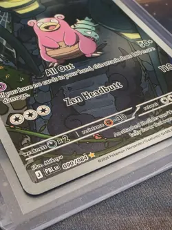 Slowbro 090/084 Pitch Black Illustration Rare Full Art Holo EN Pokemon TCG - Image 2