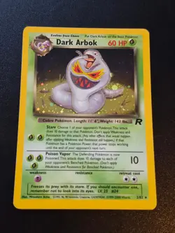 Dark Arbok 2/82 Unlimited Holo Rare Team Rocket Pokemon NM - Image 1