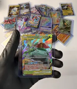 Pokemon TCG Celebi & Venusaur GX Card 1/181 Tag Team Sun Moon - Image 2