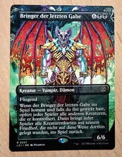 MTG Magic: Bringer der letzten Gabe, of the Last Gift, DEUTSCH, Full Art, Vampir - Image 1