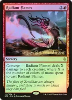 Italian Radiant Flames - Foil - Prerelease Promo ~ Near Mint Prerelease Promos F - Image 1