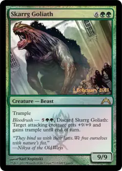 Skarrg Goliath - Foil - Launch Promo ~ Near Mint Prerelease Promos MTG Magic Ult - Image 1