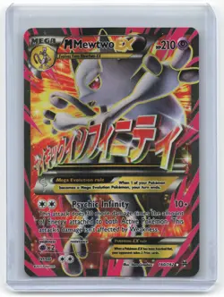 2015 Pokemon M Mewtwo EX BREAKthrough #160/162 Moderately Played - Image 1