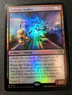 Demonic Junker - Foil - DFT - MTG - NM - EN - 0083 - Image 1