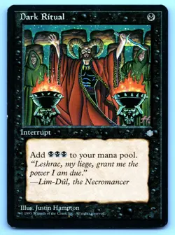 MTG Dark Ritual Normal C Ice Age (ICE) 8 NM Magic - Image 1