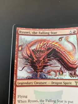 FOIL Ryusei, The Falling Star Prerelease Promo MTG Champions Of Kamigawa NM - Image 3