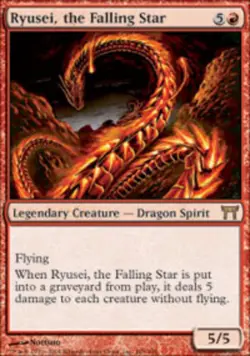 Champions Ryusei, the Falling Star - Foil x1 NM-Mint, English Magic Mtg M:tG - Image 1