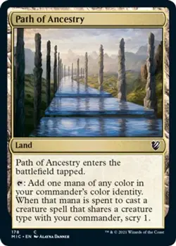 NM - Path of Ancestry [MIC - 178] Commander: Innistrad: Midnight Hunt - Image 1
