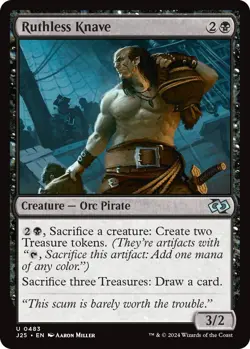 NM - Ruthless Knave [J25 - 483] Foundations Jumpstart - Image 1