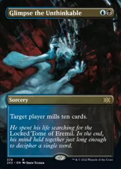Glimpse the Unthinkable (Borderless Alternate Art) [Double Masters 2022] Lightly - Image 1