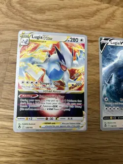 Colorless Lugia V & VSTAR 139/195 Tempest Pokemon World Championships 138/195 - Image 4