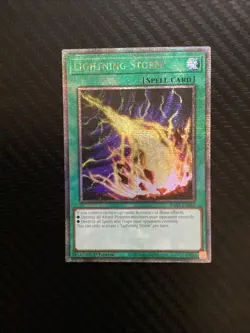 Yugioh! Lightning Storm - RA01-EN061 - Quarter Century Secret Rare - 1st Edition - Image 1