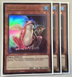 Yugioh! 3x Substitoad BLGG-EN054 Ultra Rare 1st Ed NM - Image 1