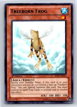 Treeborn Frog BP01-EN012 Rare Battle Pack: Epic Dawn Yu-Gi-Oh Lightly Played - Image 1