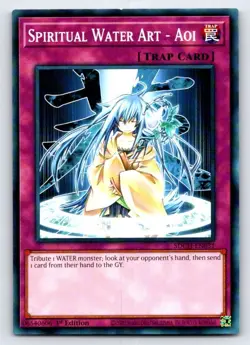 Spiritual Water Art - Aoi SDCH-EN031 Structure Deck: Spirit Charmers Yu-Gi-Oh - Image 1